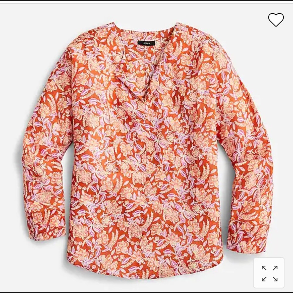 J. Crew Long Sleeve Tunic Top